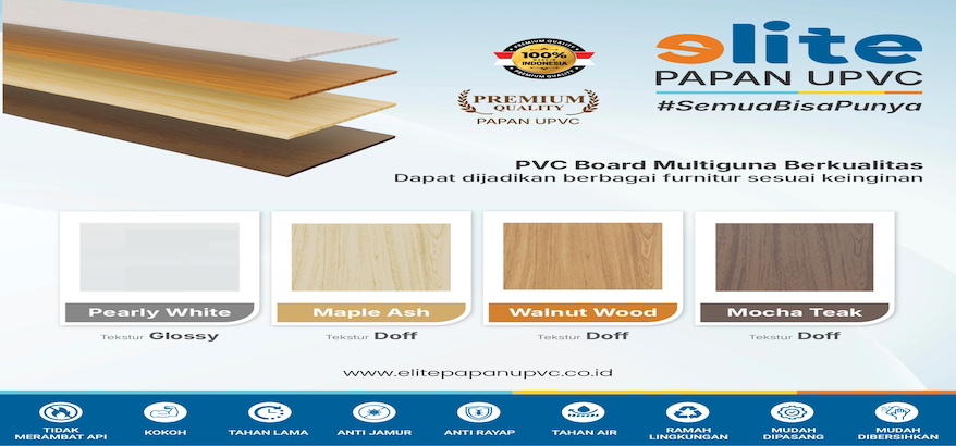 Elite Papan UPVC: Solusi Modern Pengganti Kayu untuk Furniture Tahan Lama