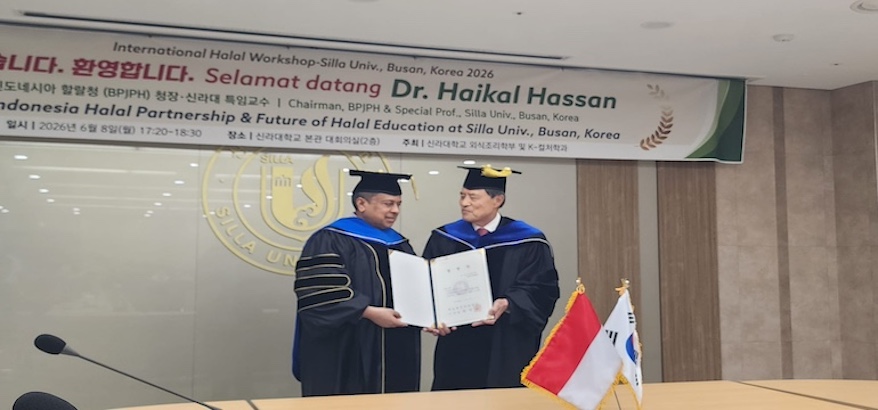 Silla University Beri Penghargaan untuk Haikal Hasan, Indonesia Makin Diperhitungkan